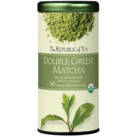 Republic of Tea Double Green Matcha 50 Bags