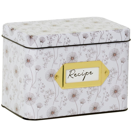 Tin Recipe Box
