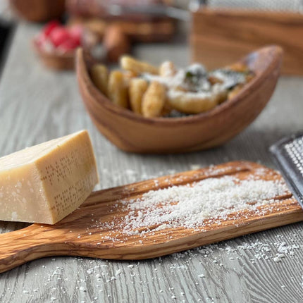 Italian Olivewood Flat Cheese Grater