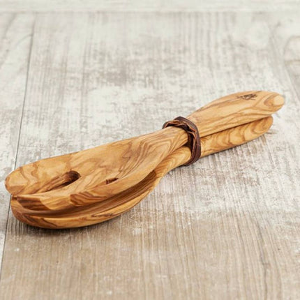 Italian Olivewood Salad Servers