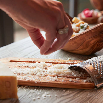 Italian Olivewood Flat Cheese Grater