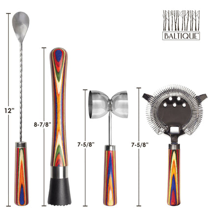 Baltique® Marrakesh Collection 4-Pc. Bartending Kit