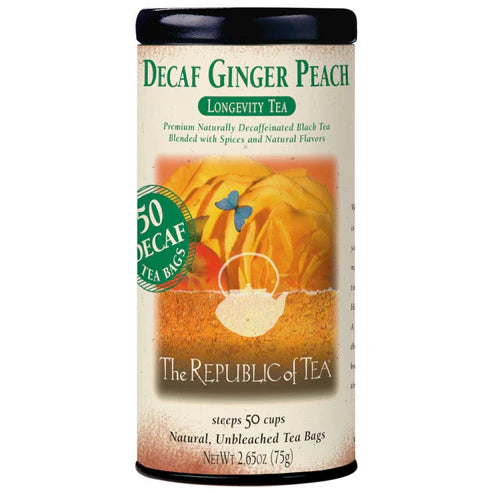 Republic Of Tea Ginger Peach Decaf