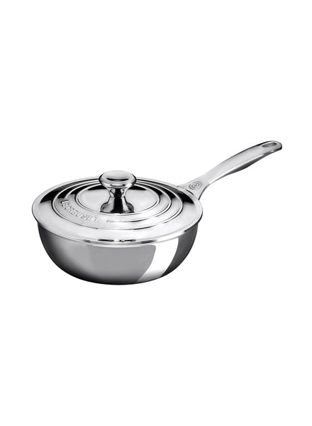 SS 2 qt Saucier Pan w/lid