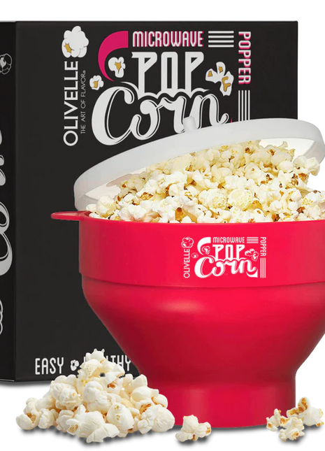 Silicone Microwave Popcorn Popper Watermelon