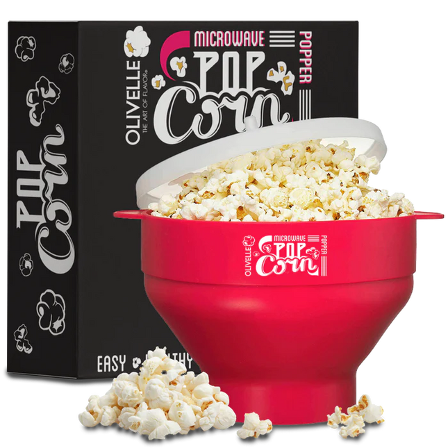 Silicone Microwave Popcorn Popper Watermelon