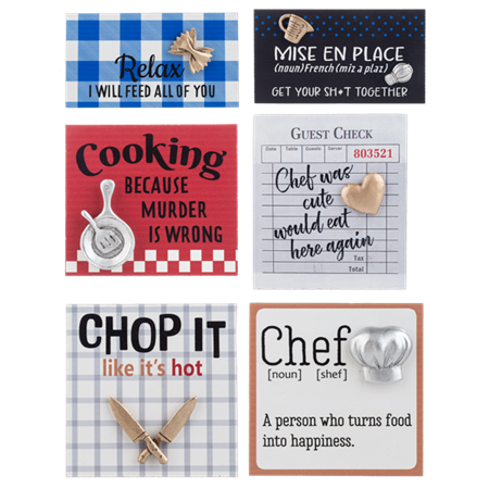 Magnets -"YES CHEF!" various