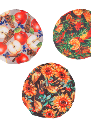 Cinnamon Spice Reusable Bowl Covers (3 pc. set)