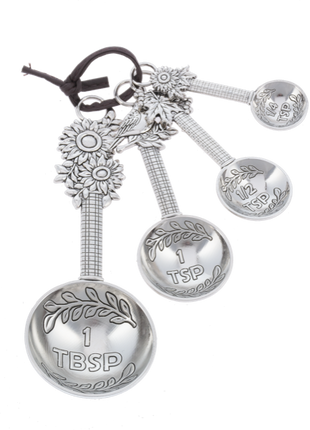 Sunflower/Bird Measuring Spoons (4 pc. set)