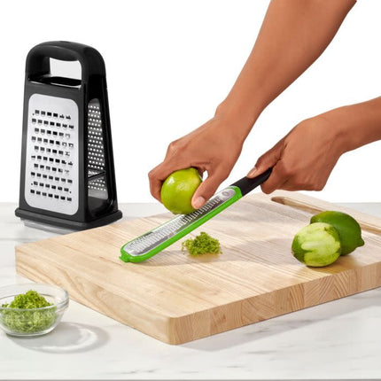 Etched Box Grater w/ Removable Zester - As is