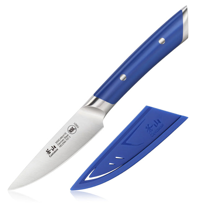 Helena Paring Knife, Blue, 3.5 in