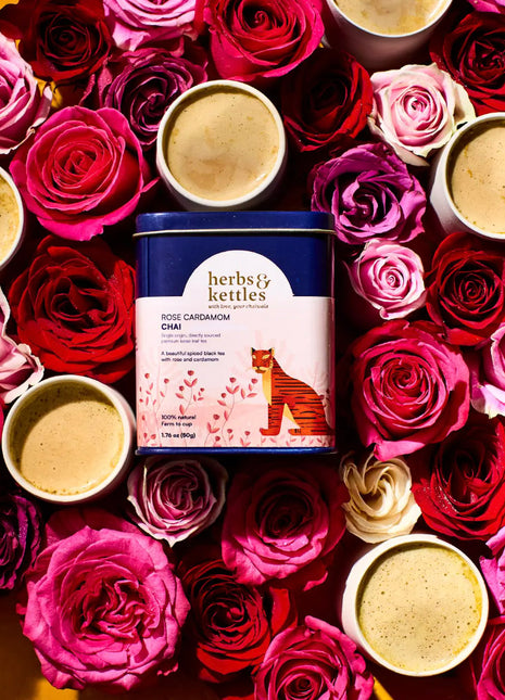 Chai Loose Leaf Tea Rose Cardamom