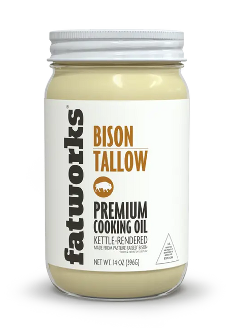 Pasture Raised Bison Tallow 14 oz