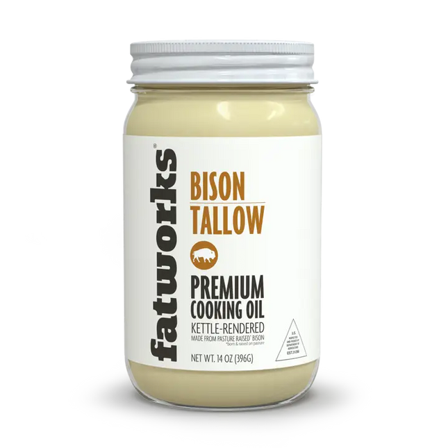 Pasture Raised Bison Tallow 14 oz