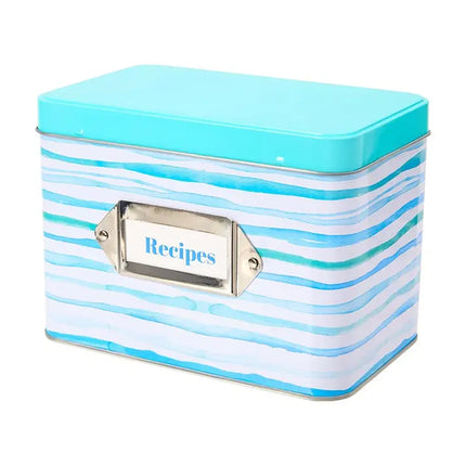 Tin Recipe Box