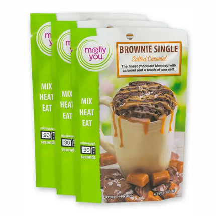 Salted Caramel Brownie Microwave Single