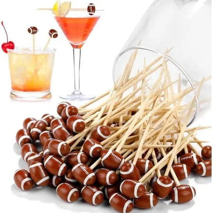 Decorative Sport Pick Pk Of 100 Football