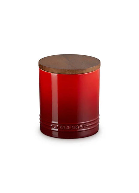 Signature Canister w/ Wood Lid 1.2 Qt