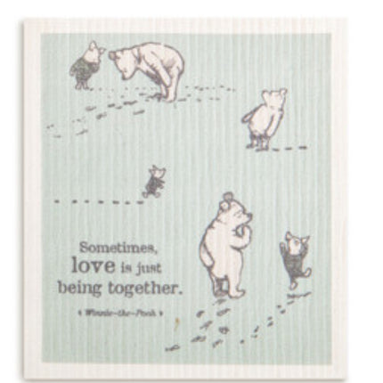 Swedish Dish Cloth Pooh Being Together