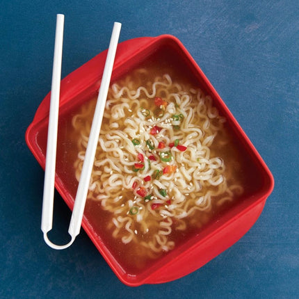 Microwave Ramen Rush Cooker With Chopsticks