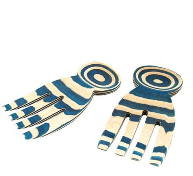 Pakka Wood Salad Hands 5"