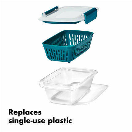 Prep And Go Container With Colander