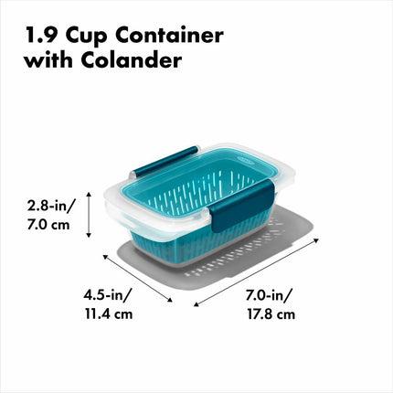 Prep And Go Container With Colander