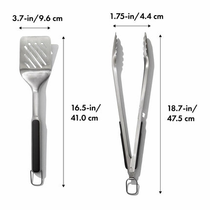 Grilling Turner and Tong Set