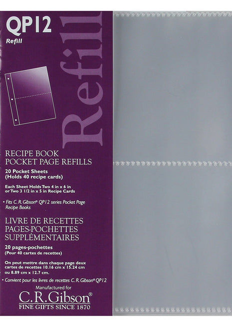 Refill/pocket Page Qp12 4x6 Divided