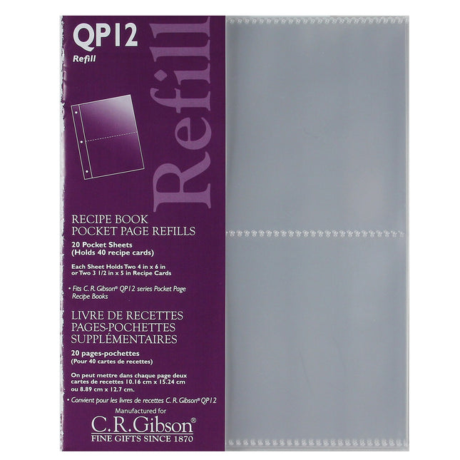 Refill/pocket Page Qp12 4x6 Divided