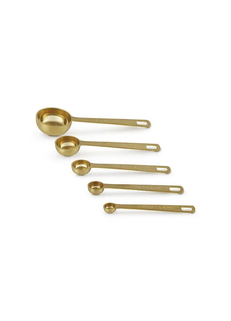 5-Piece Measuring Spoon Set Gold
