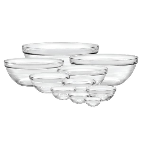 Lys Stackable Clear Bowls 10 Pc Set IA