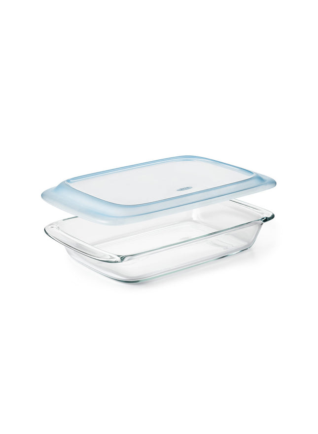 Glass Baking Dish w/ Lid 3 qt DC