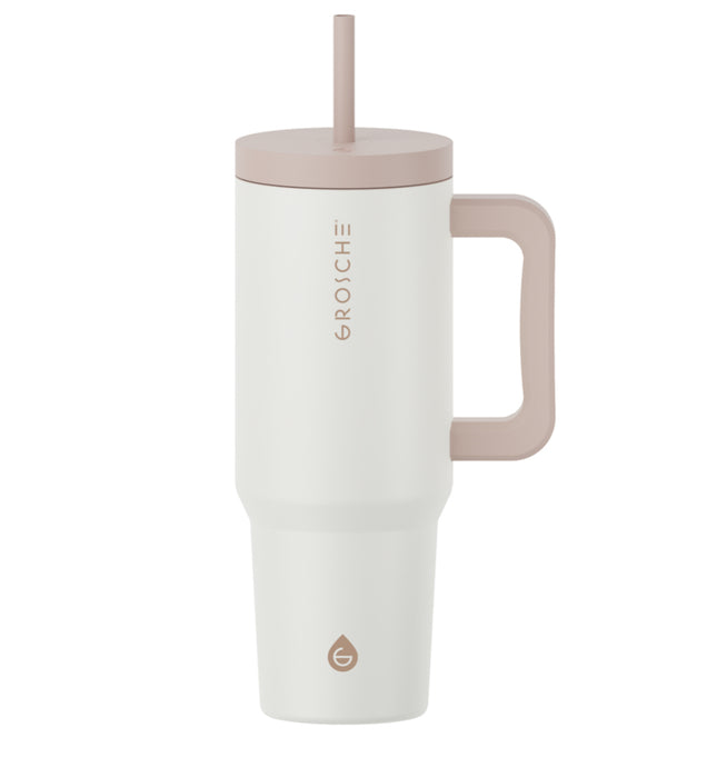 Aspen Hydration Tumbler 40 oz White IA