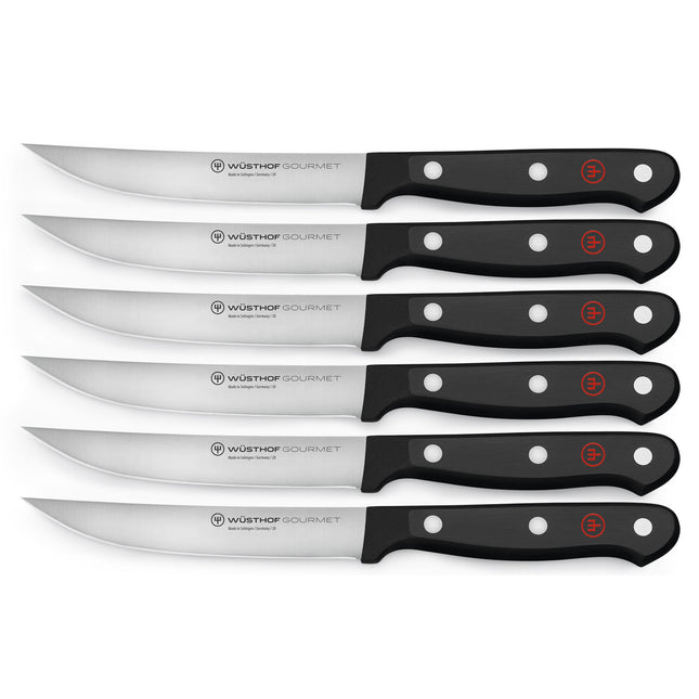 Gourmet Steak Knife Set 6 Pc