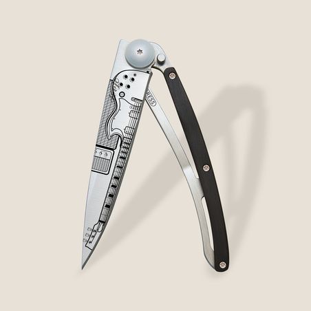 37g, Knife Rock N Roll Ebony Wood, Grey