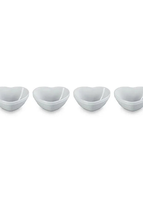 Mini Heart Pinch Bowl Set Of 4