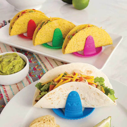Sombrero Taco Holders Set Of 4 IA