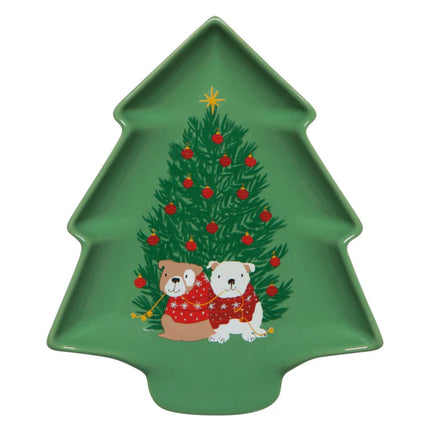 Shaped Spoon Rest Holiday Hounds