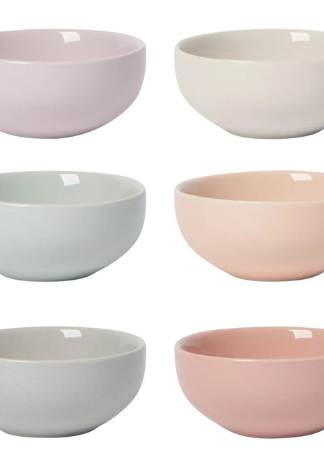 Now Designs Solid Color Pinch Bowl Set/6