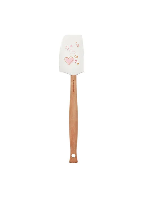 Spatula Mon Coeur White w/ Hearts