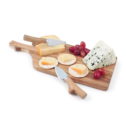 Acacia Paddle Board And Knife Set