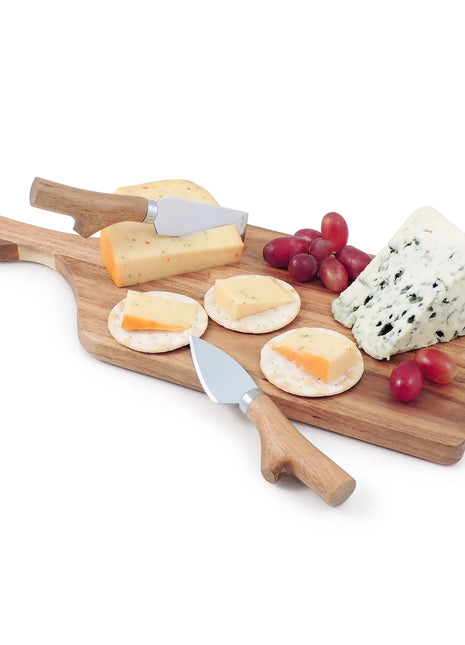 Swissmar Acacia Paddle Board And Knife Set