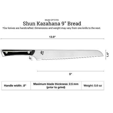 Kazahana Bread, 9 in