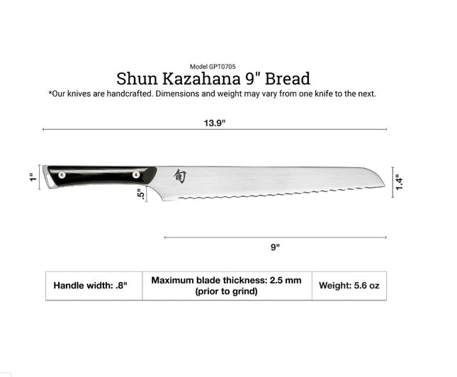 Kazahana Bread, 9 in