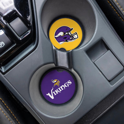 Minnesota Vikings Car Coaster Set