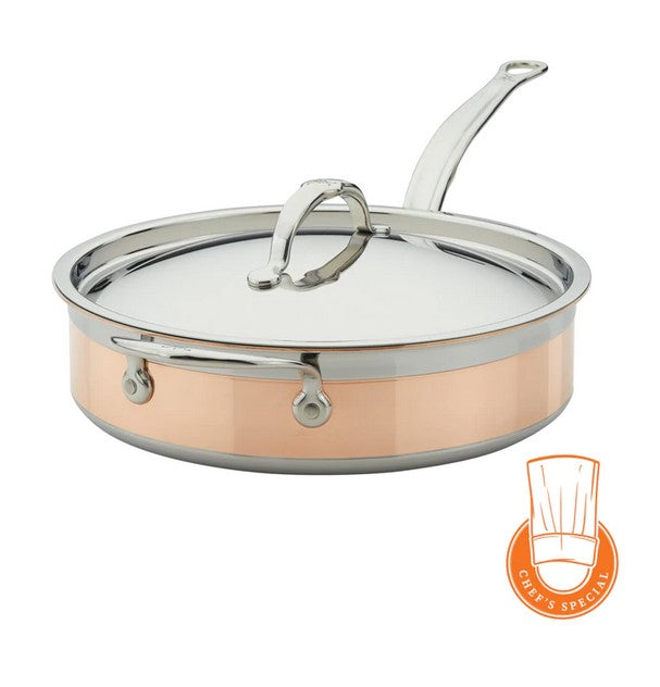 Copperbond Covered Saute w/ Helper Handle 3.5 qt IA