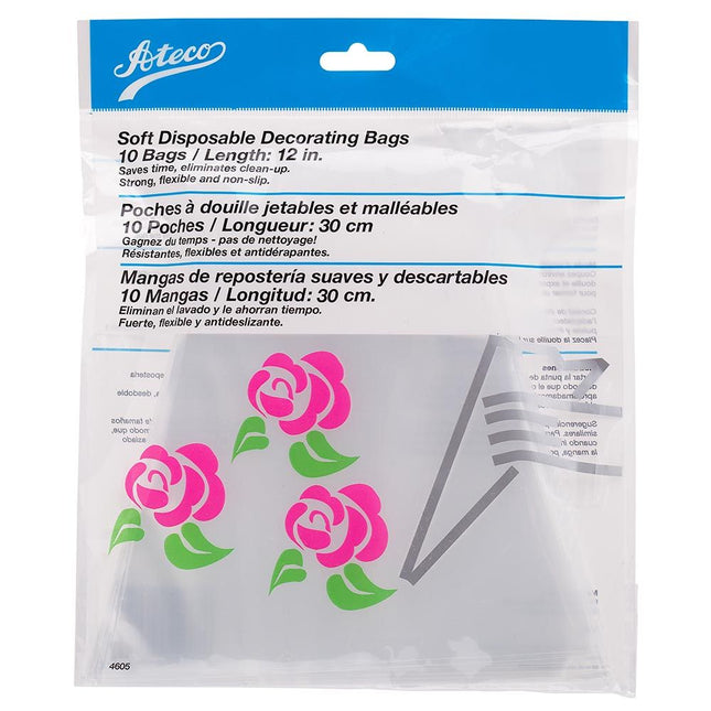 12 in Soft Disposable Icing Bags DC