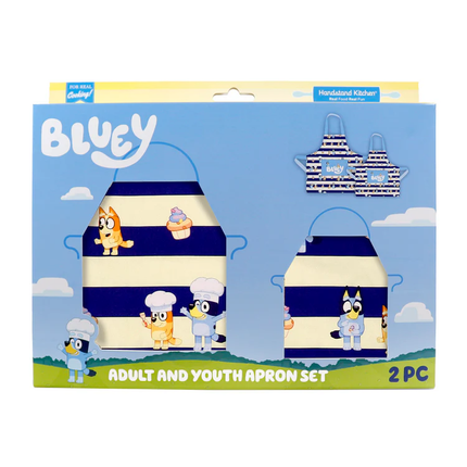 Bluey Adult And Youth Apron Set