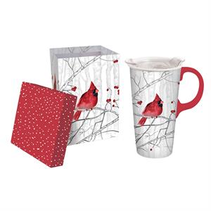 Ceramic Travel Cup Cardinal